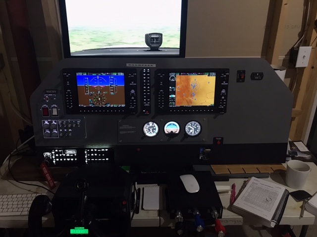 The Breaker Panel Installed in my Cockpit.