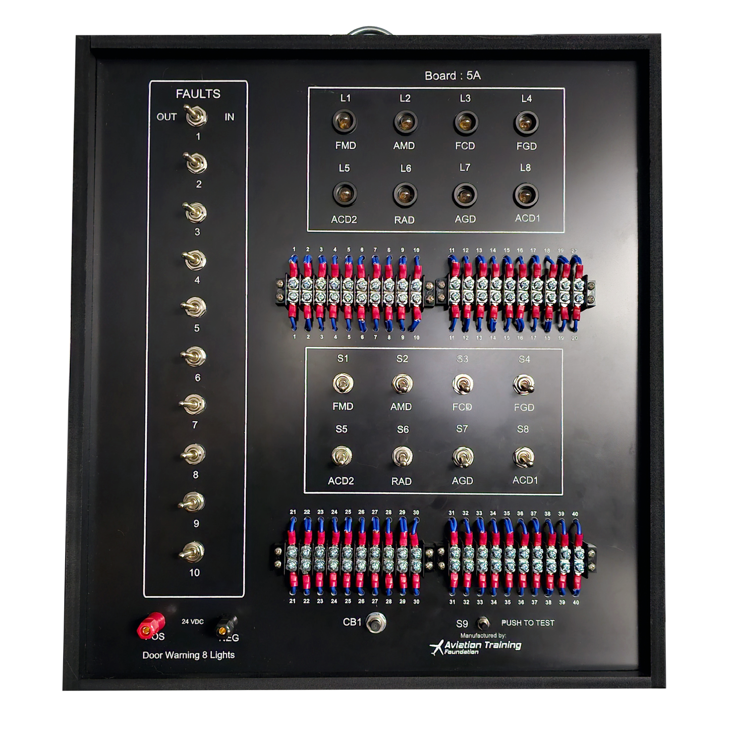 Board 5 - TS Door Warning System 8 Lights