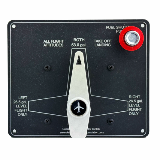 Flight Simulator Fuel Selector for Cessna 172