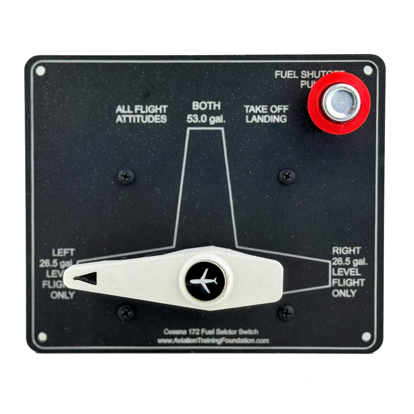 Flight Simulator Fuel Selector for Cessna 172