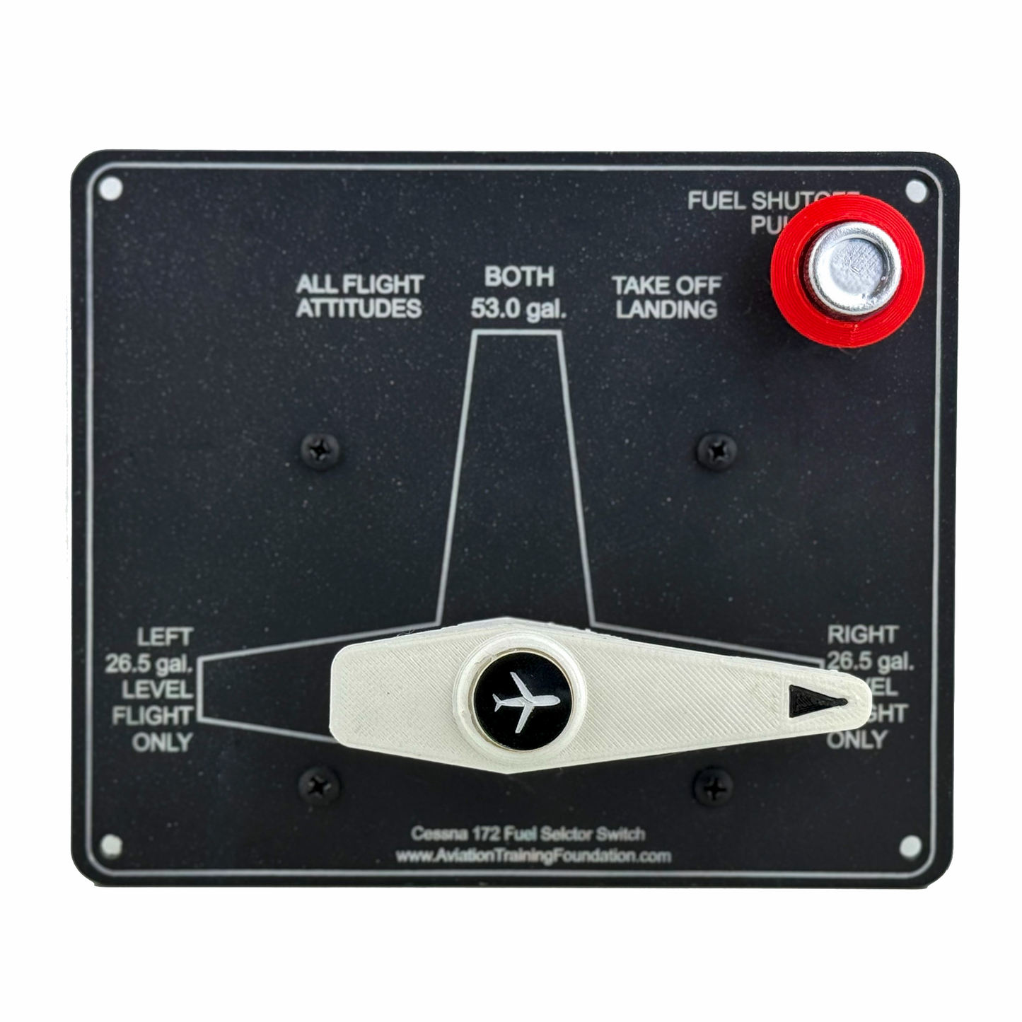 Flight Simulator Fuel Selector for Cessna 172